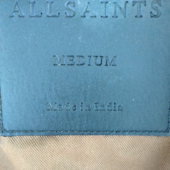 🆕🔥🔥!!SOLD!! Allsaints Brown Suede Jacket - Picture 5 of 5